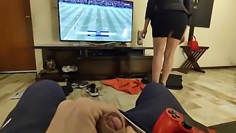 Mature Woman Engages In Roleplay With Her Stepson And Allows Him To Climax Inside Her Anus