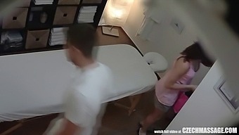 Hidden-Camera Captures Couple'S Intimate Massage Session