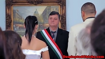 European Bride Submissive To Bdsm After Nuptials