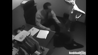 Blonde Secretary Gives A Deepthroat To Her Boss'S Big Penis
