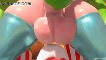 Futa Princess Gets A Good Blowjob From Horny Slut